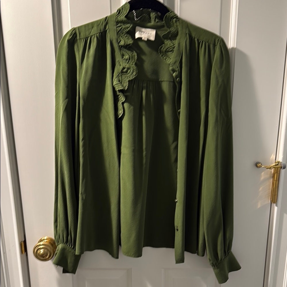 Elegant Green Women's Top